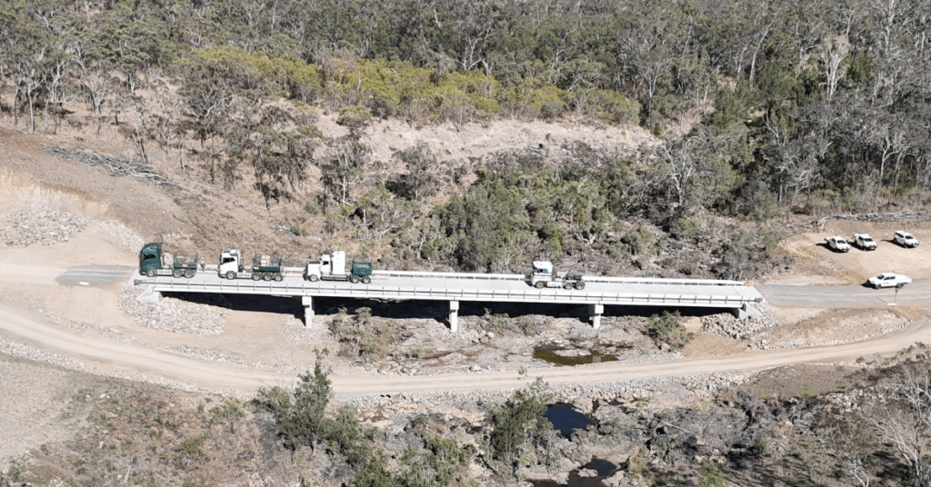 Callide fly ash used in Lotus Creek bridge