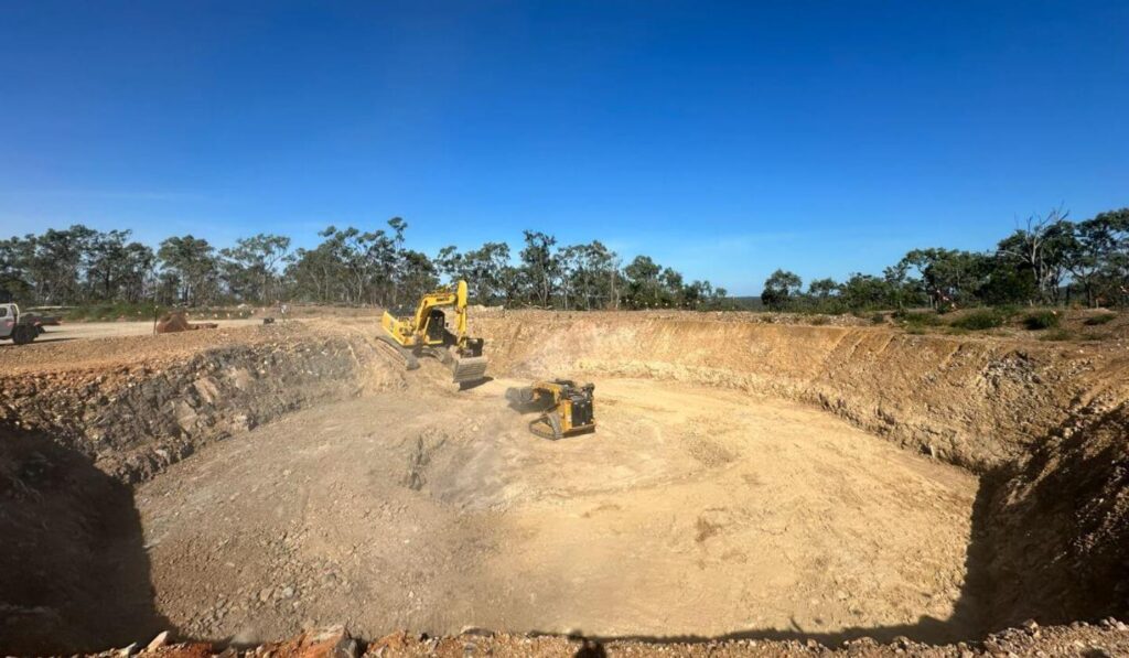 Final excavation WTG7