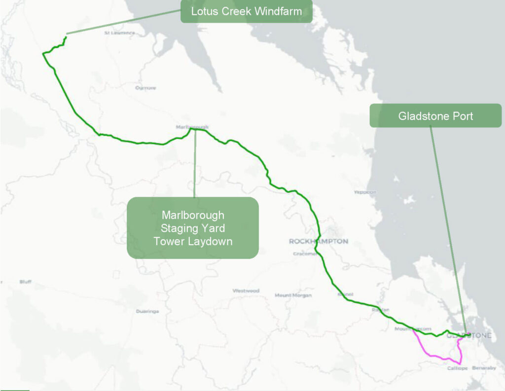 Turbine route map